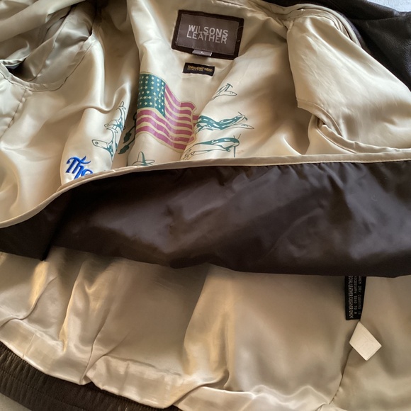 Men’s vintage brown leather jacket - Picture 8 of 10